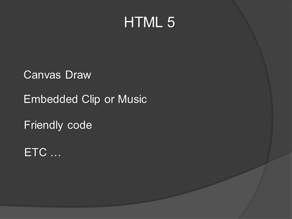 HTML 5 Canvas Draw Embedded Clip or Music ETC … Friendly code
