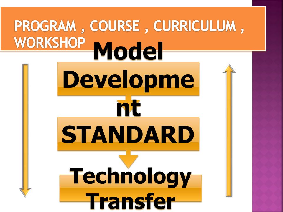 Model Developme nt Technology Transfer STANDARD