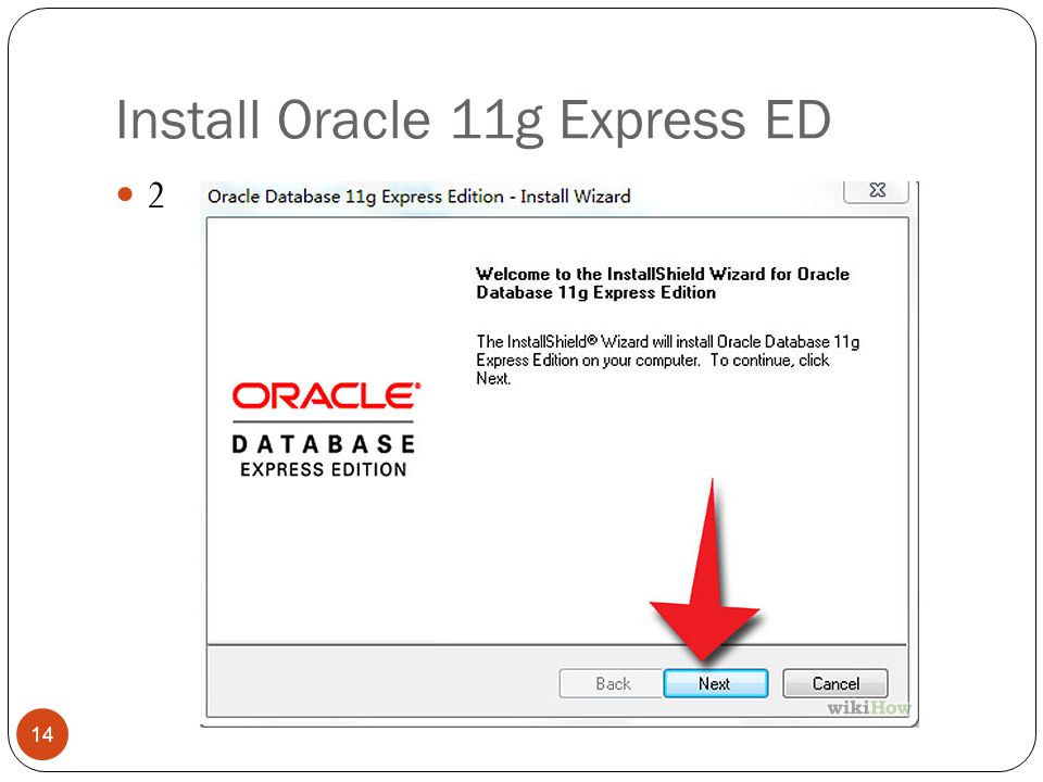 Install Oracle 11g Express ED 2 14