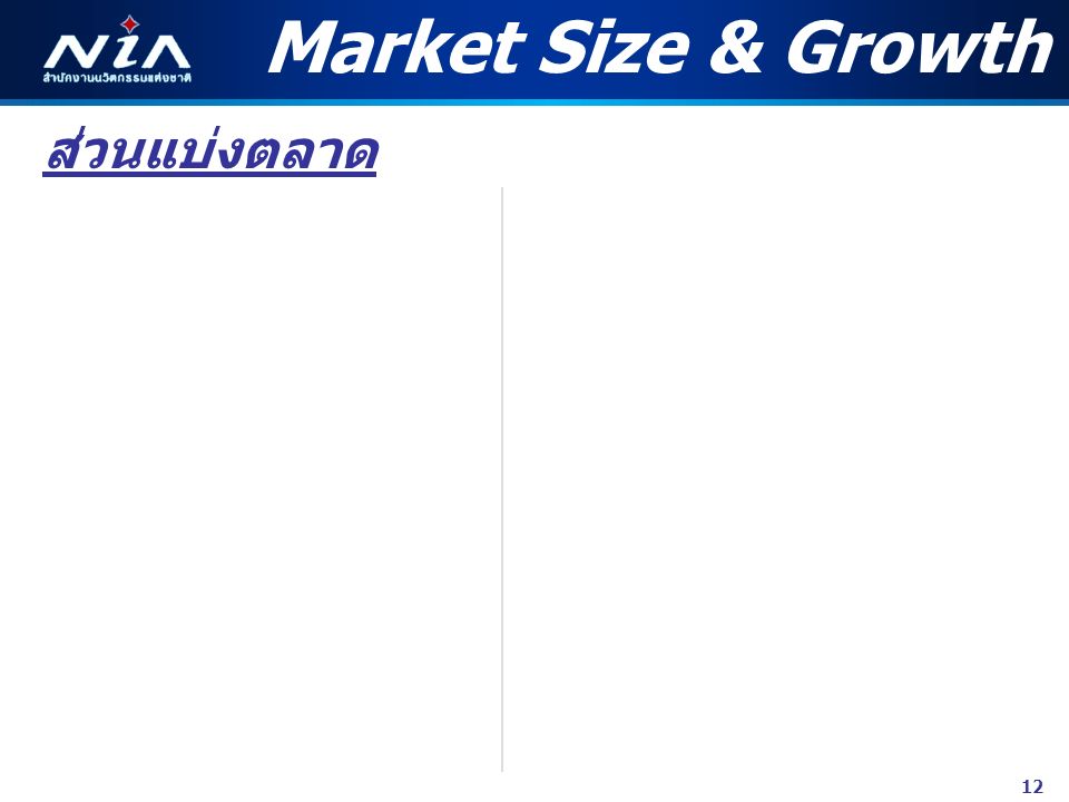 12 Market Size & Growth ส่วนแบ่งตลาด