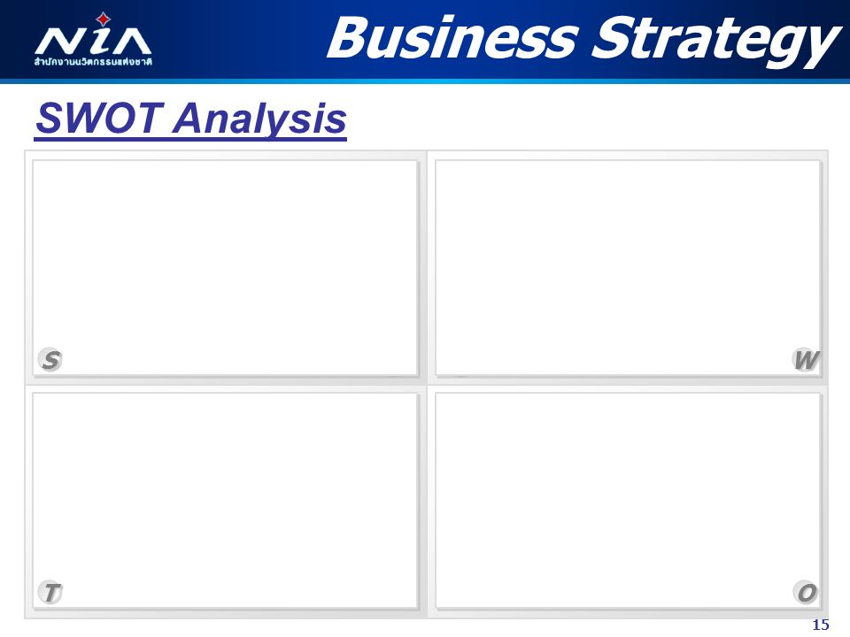 15 SWOT Analysis Business Strategy SSWW TT OO SSWW TTOO