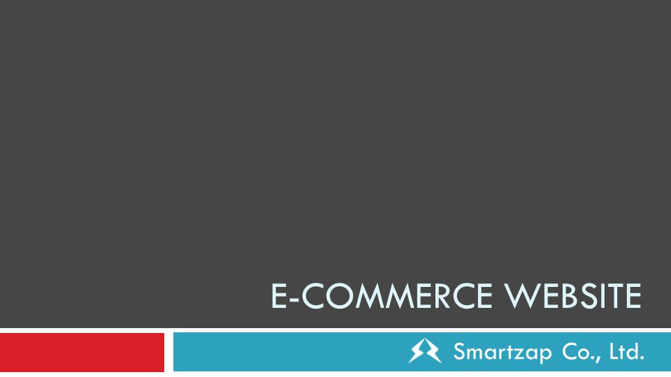 E-COMMERCE WEBSITE Smartzap Co., Ltd.