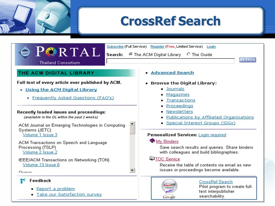 CrossRef Search