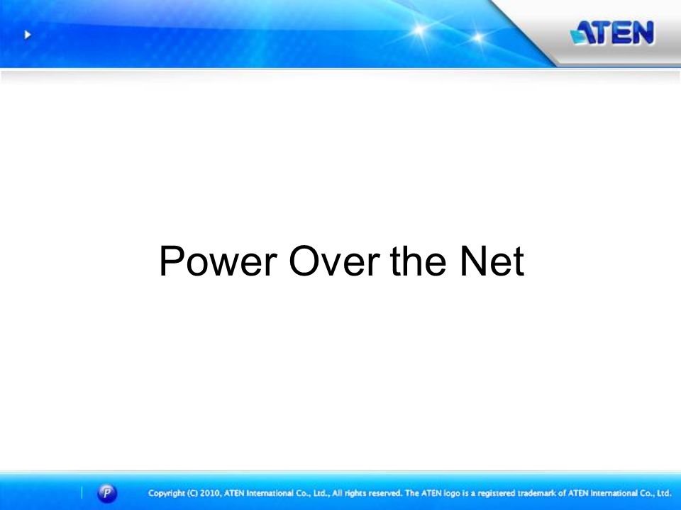 Power Over the Net