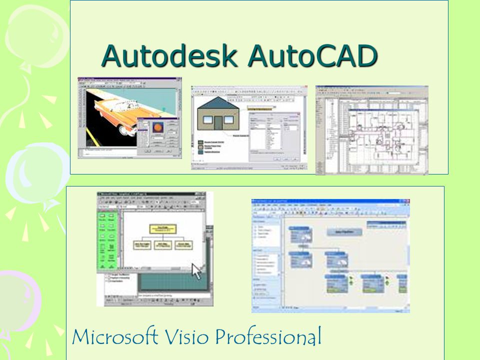 Microsoft Visio Professional Autodesk AutoCAD