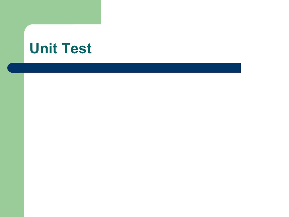 Unit Test