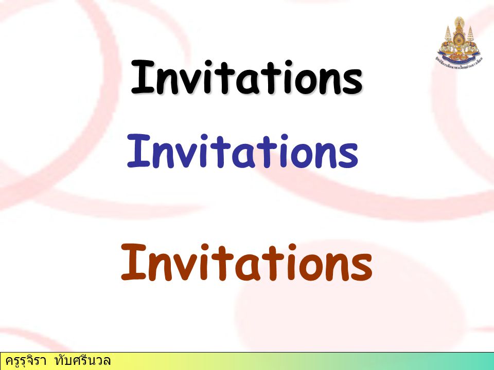 Invitations Invitations Invitations