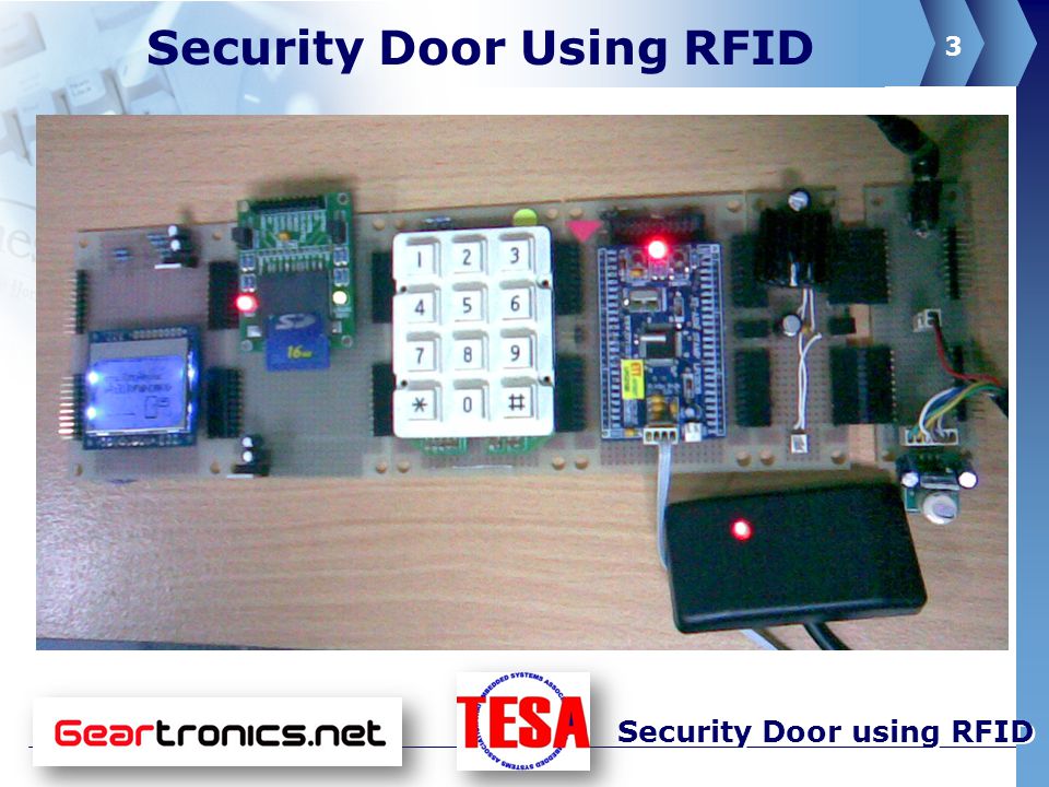 3 Security Door using RFID Security Door Using RFID