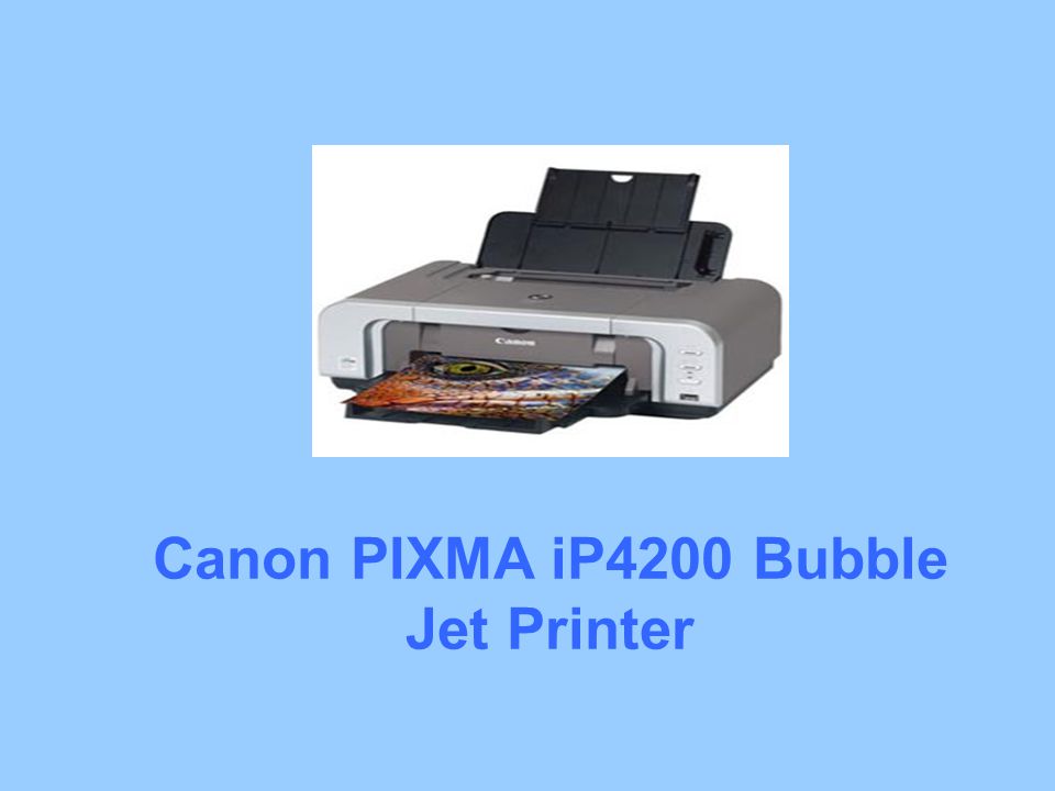 Canon PIXMA iP4200 Bubble Jet Printer