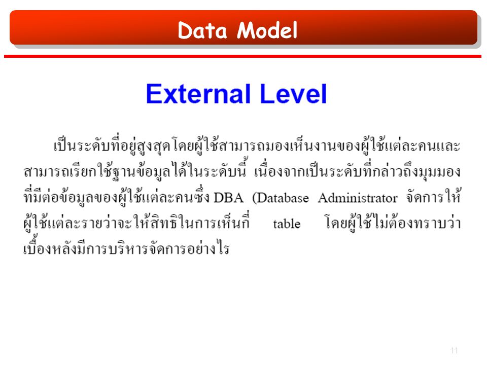 Data Model 11