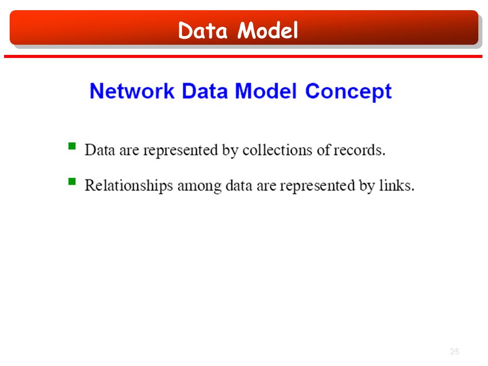 Data Model 26