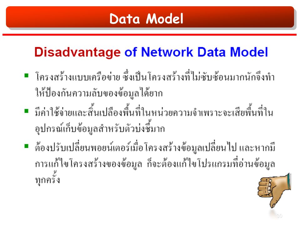 Data Model 30