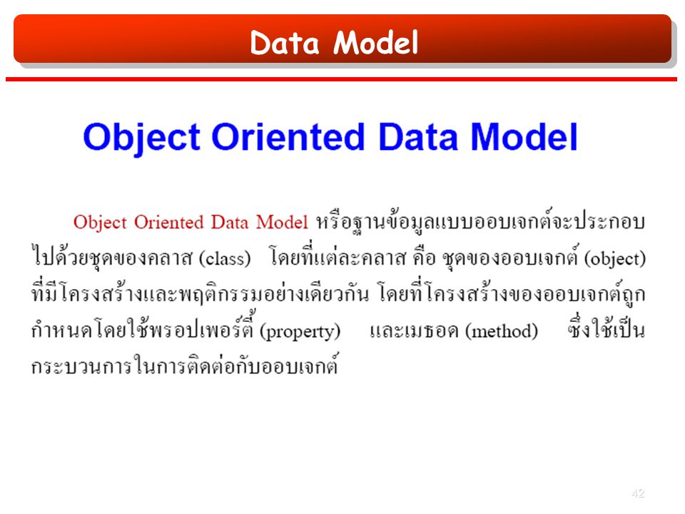 Data Model 42