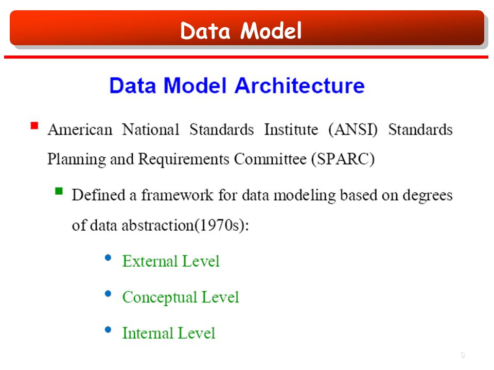 Data Model 9