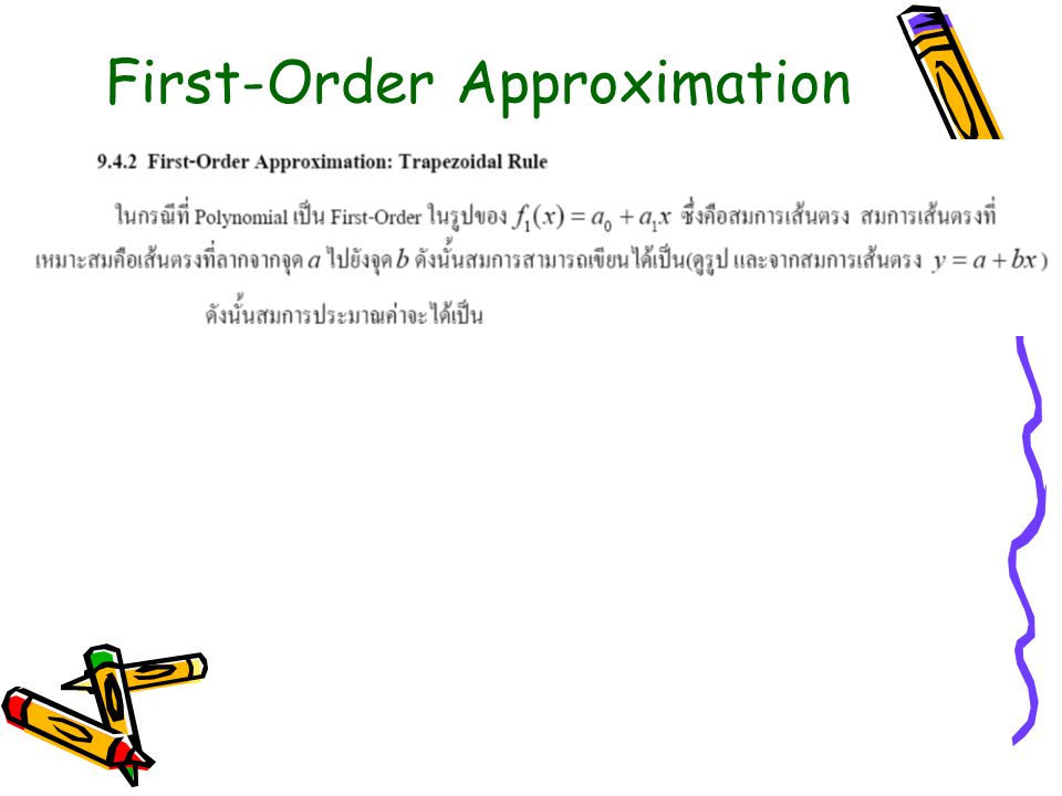 First-Order Approximation