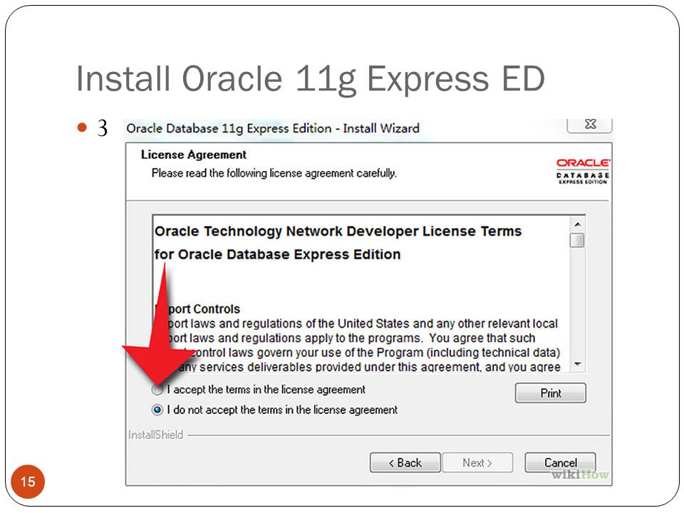Install Oracle 11g Express ED 3 15