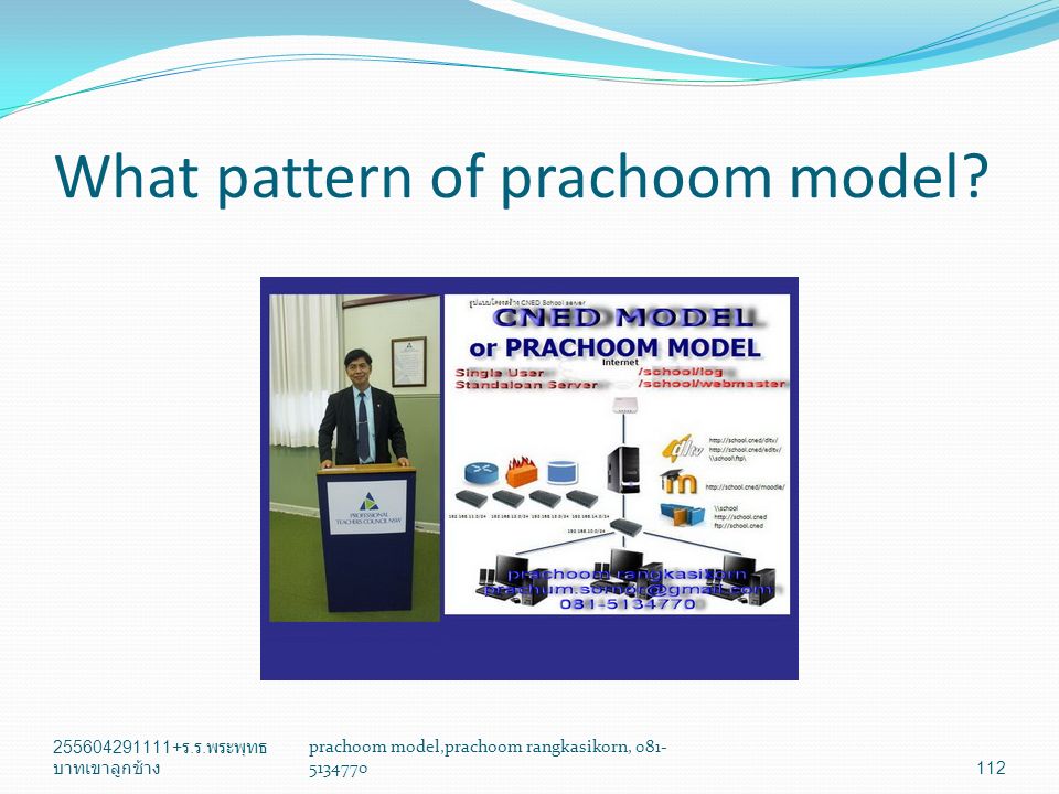 What pattern of prachoom model ร. ร.