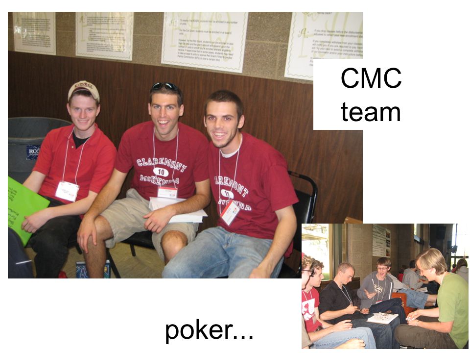 CMC team poker...