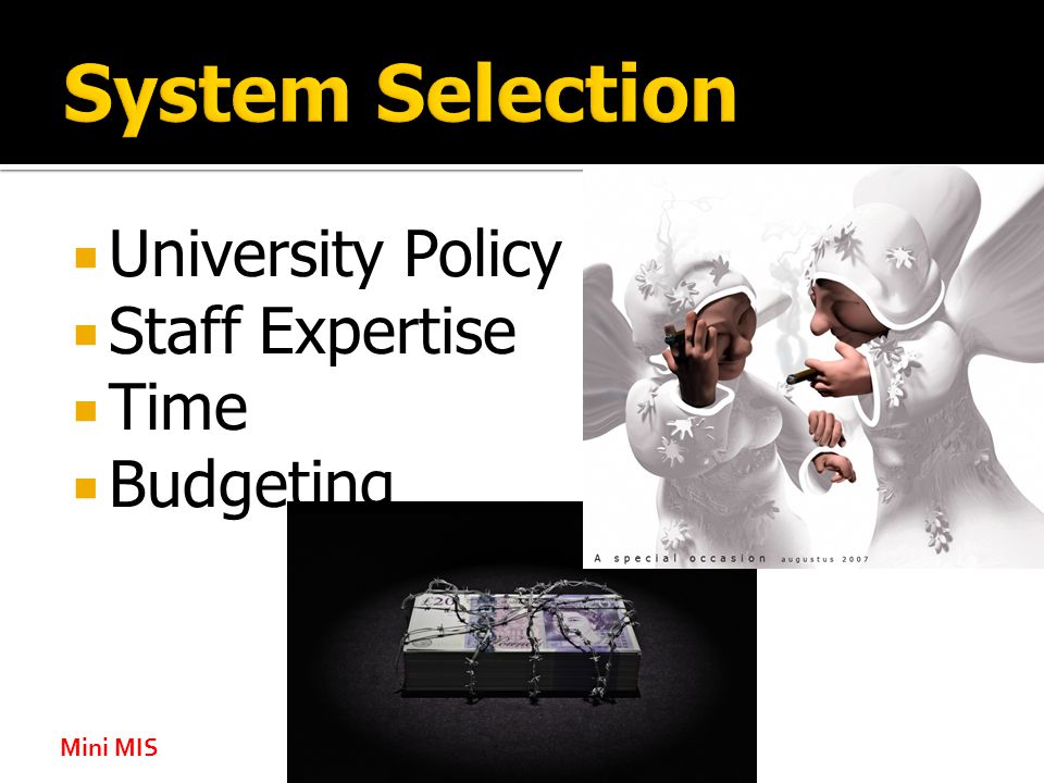  University Policy  Staff Expertise  Time  Budgeting