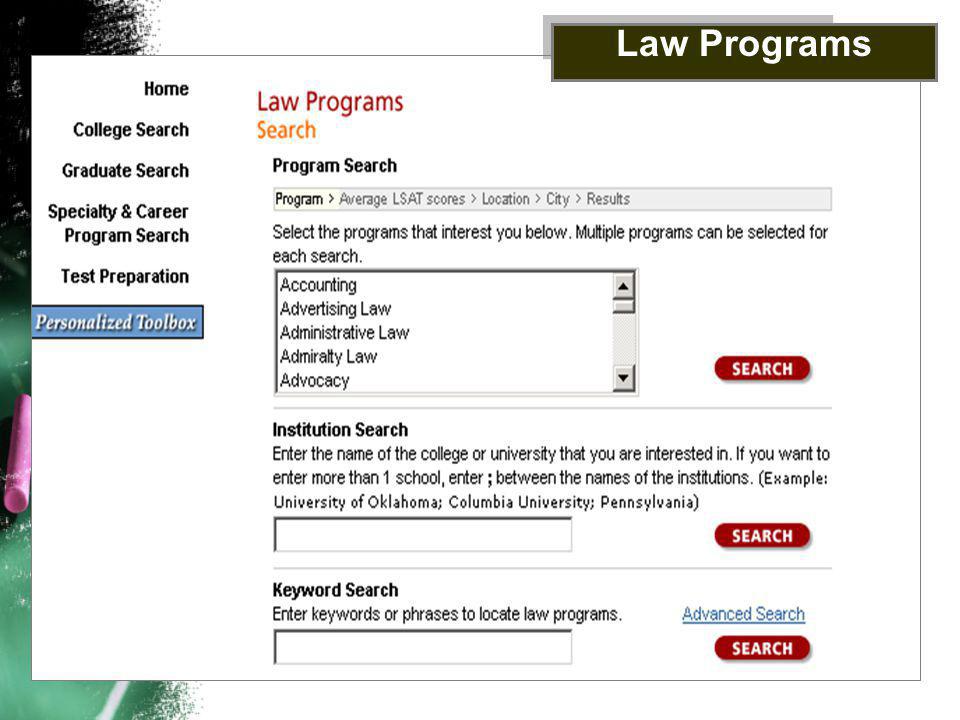 Law Programs