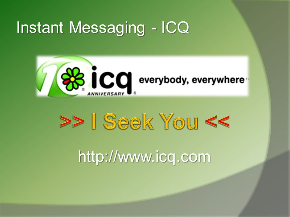 Instant Messaging - ICQ