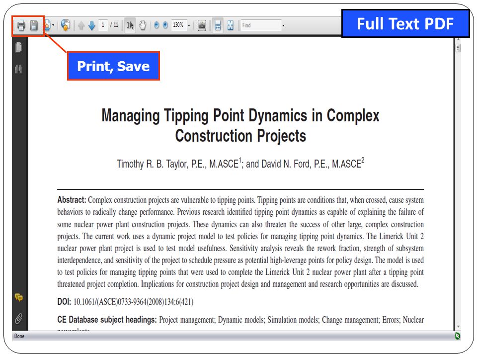Print, Save Full Text PDF