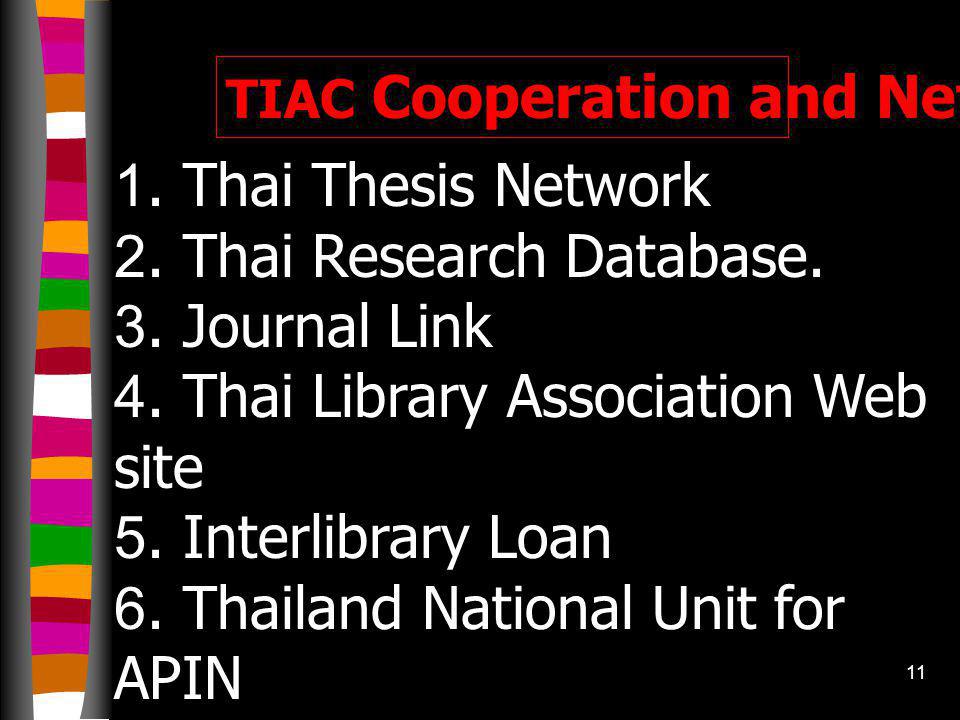 10 TIAC print and e- Publications 1. TIAC E-Newsletter 2.