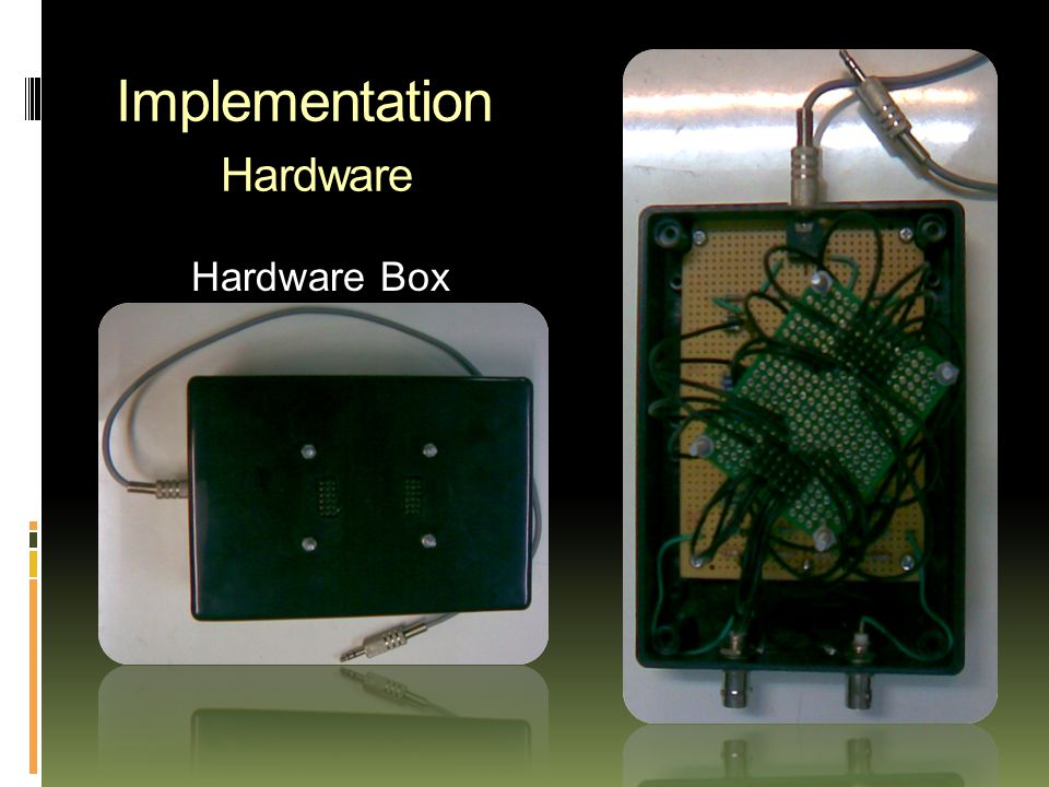 Implementation Hardware Hardware Box