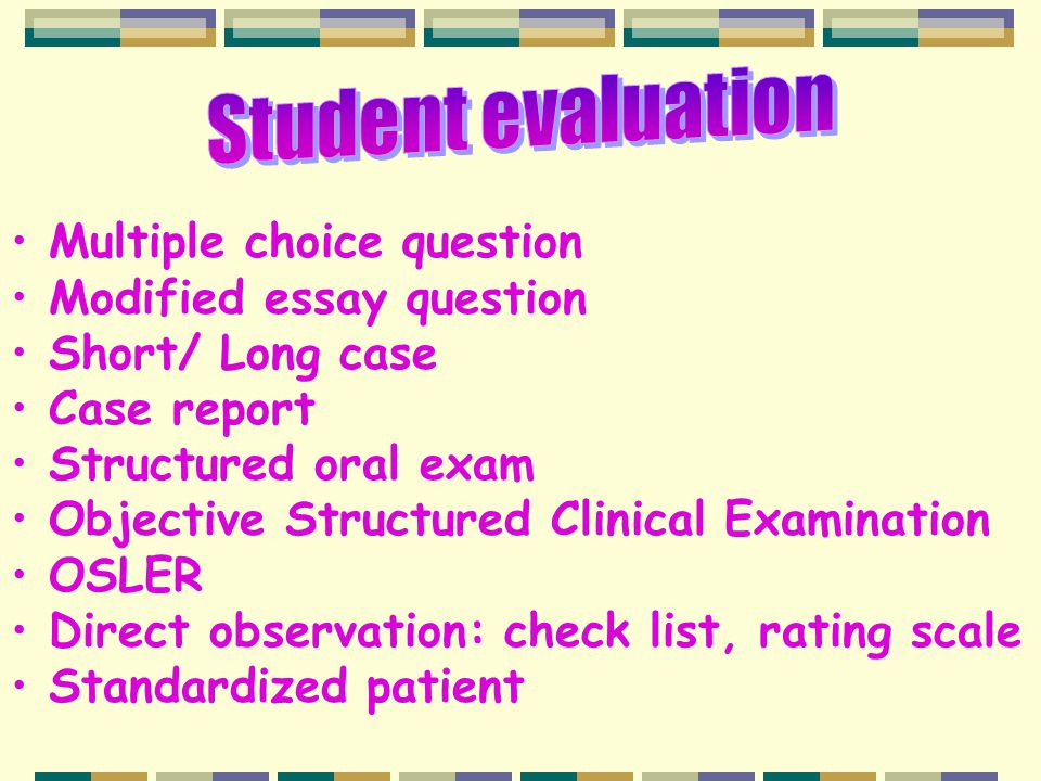 Objective Learning experience Learner Evaluation Education cycle