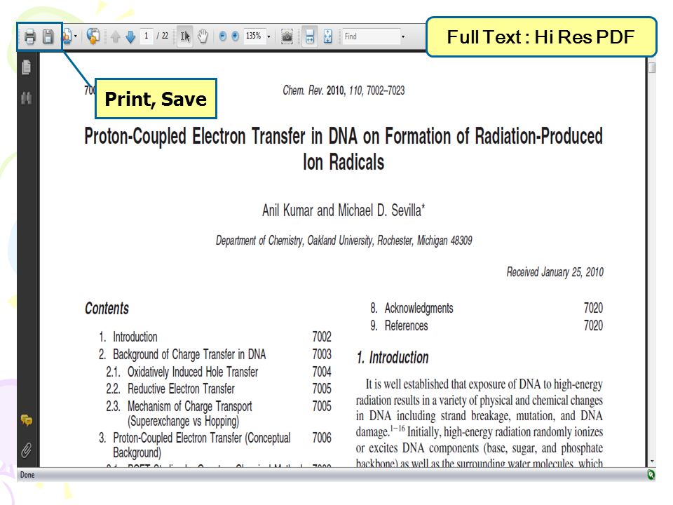 Full Text : Hi Res PDF Print, Save