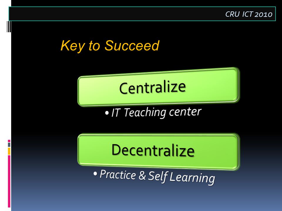Key to Succeed CRU ICT 2010