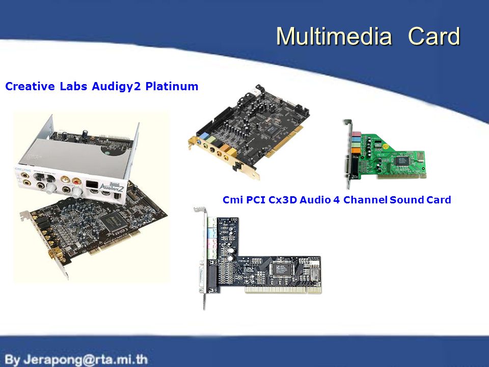 Multimedia Card Cmi PCI Cx3D Audio 4 Channel Sound Card Creative Labs Audigy2 Platinum