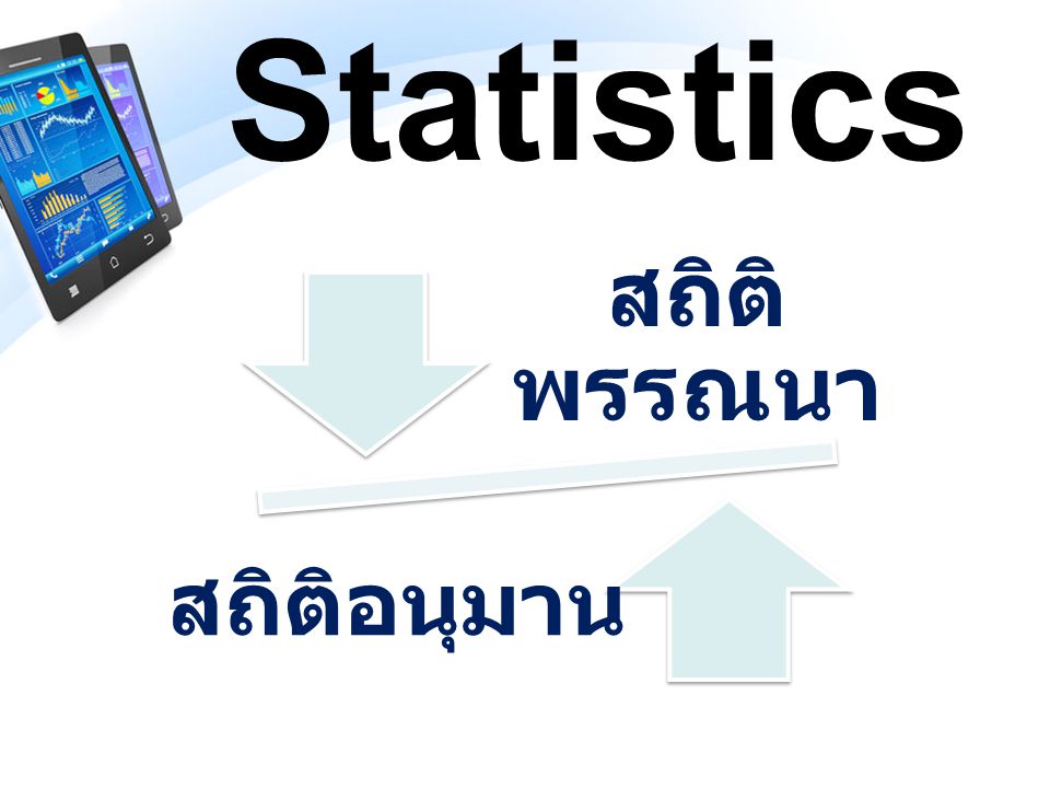 สถิติ พรรณนา สถิติอนุมาน Statistics