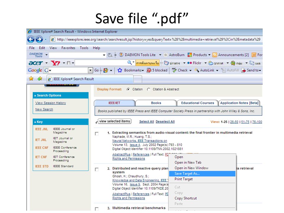 Save file .pdf