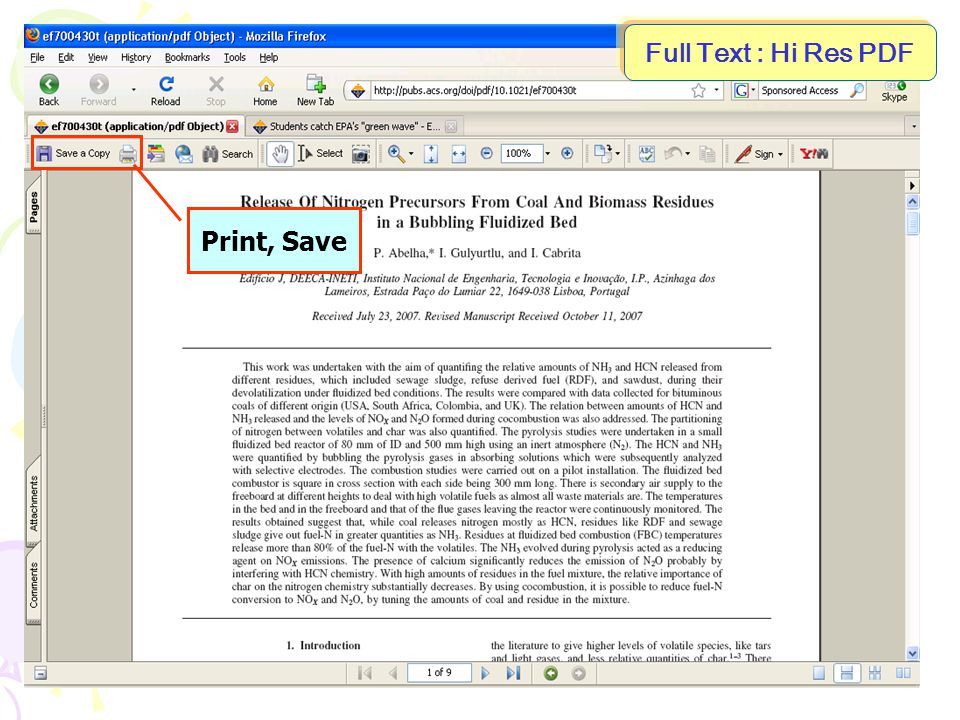 Full Text : Hi Res PDF Print, Save